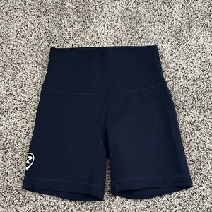 Lululemon Wunder Train Navy High-Waisted Shorts